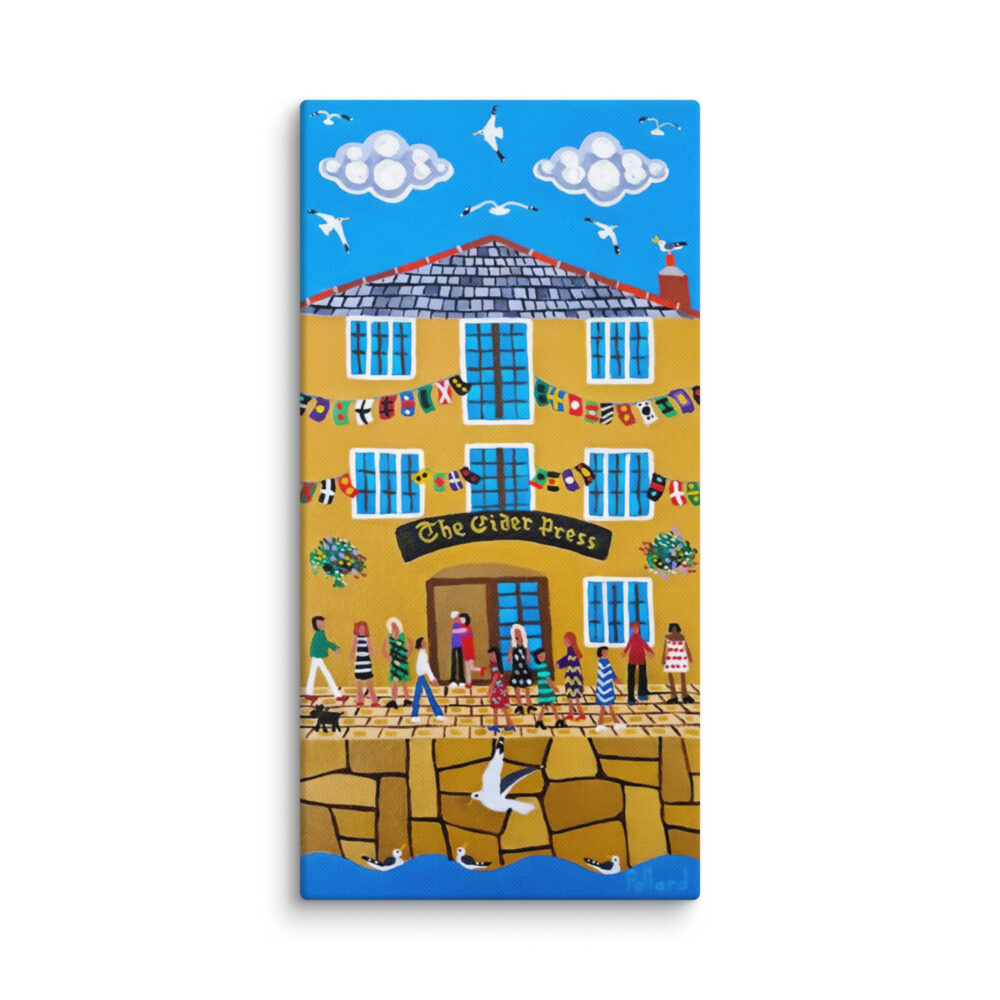 Cider Press 10"x20" Unframed Canvas Print