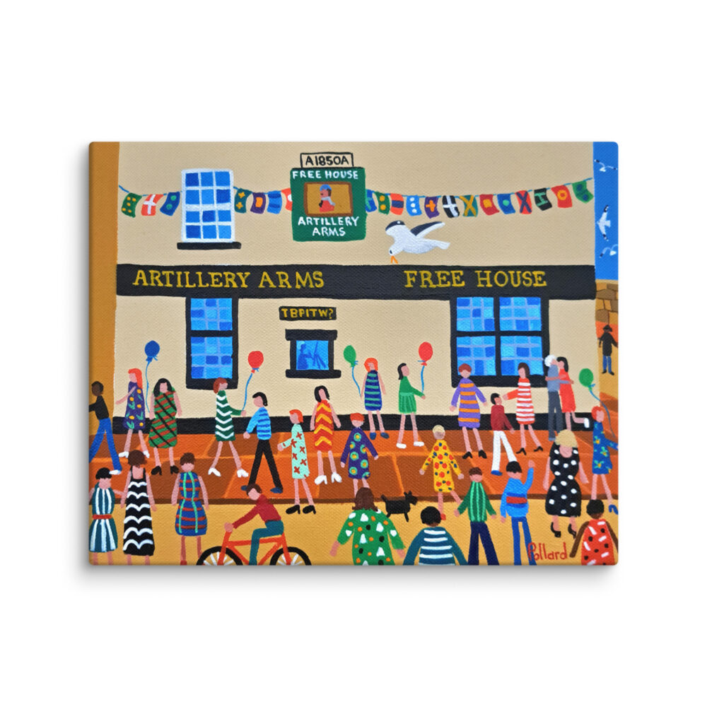 Artillery Arms 8"x10" Unframed Canvas Print