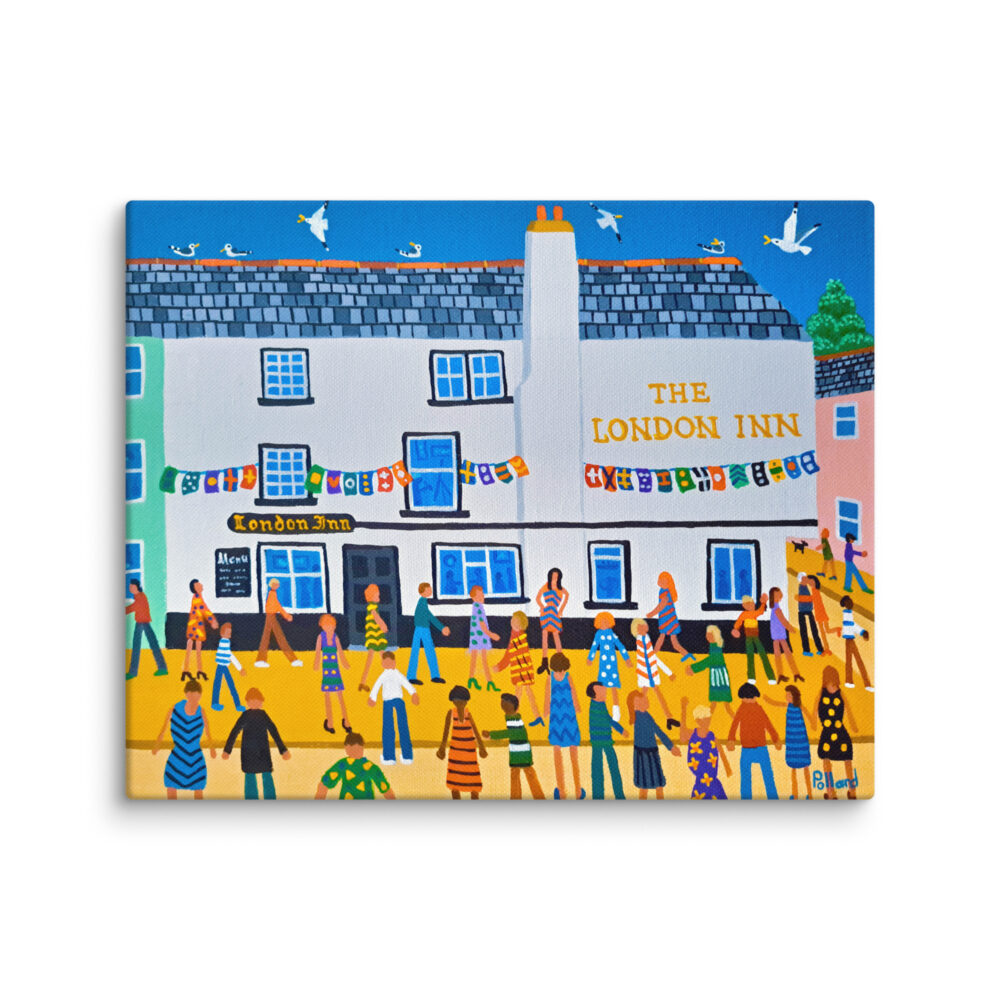 London Inn 8"x10" Unframed Canvas Print