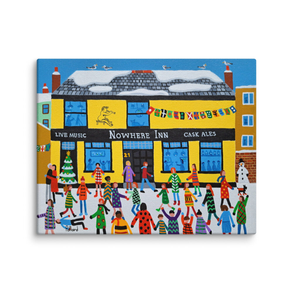 Nowhere Inn 8"x10" Unframed Canvas Print