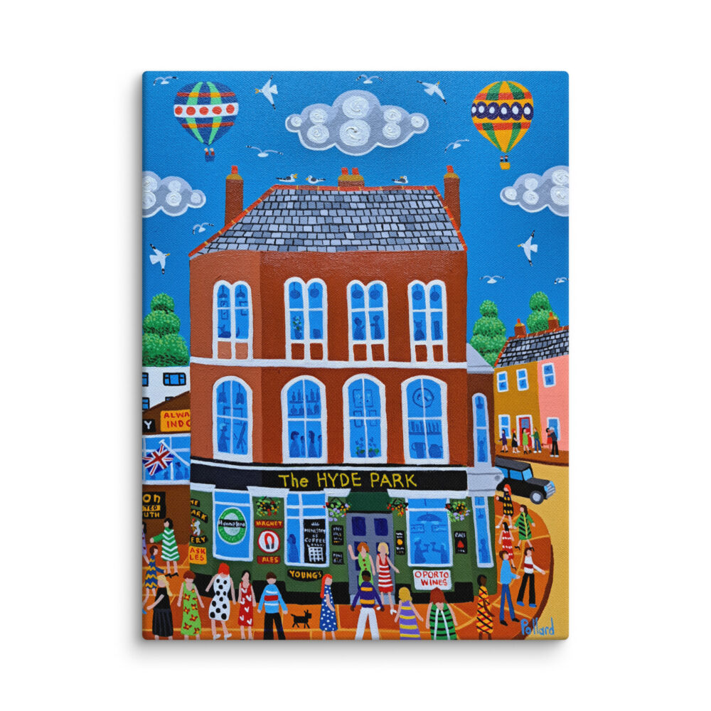 Hyde Park 9"x12" Unframed Canvas Print